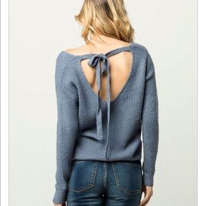 Open back sweater - Tillys